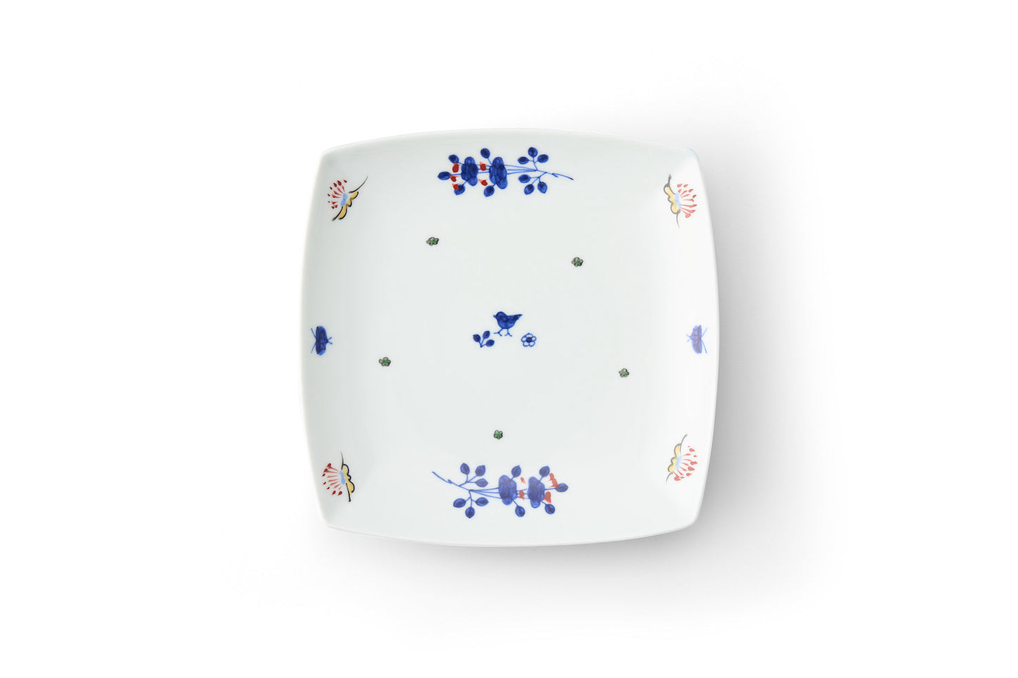 Kinka Karakusa Branch Plate 19x19cm