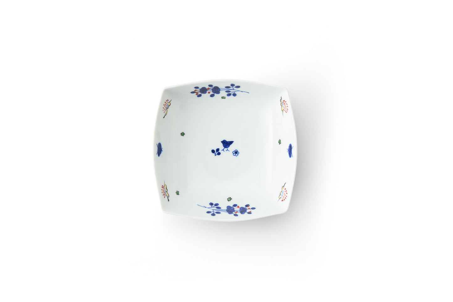 Brocade Arabesque Square Salad Bowl (Large) 14.5x14.5cm