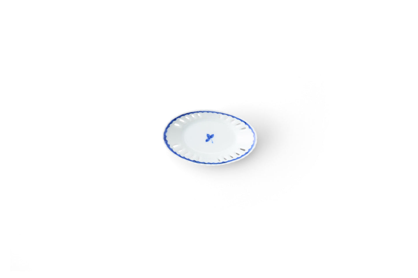 Delft Imari Skashi Elliptical Small Plate 10.5x6cm