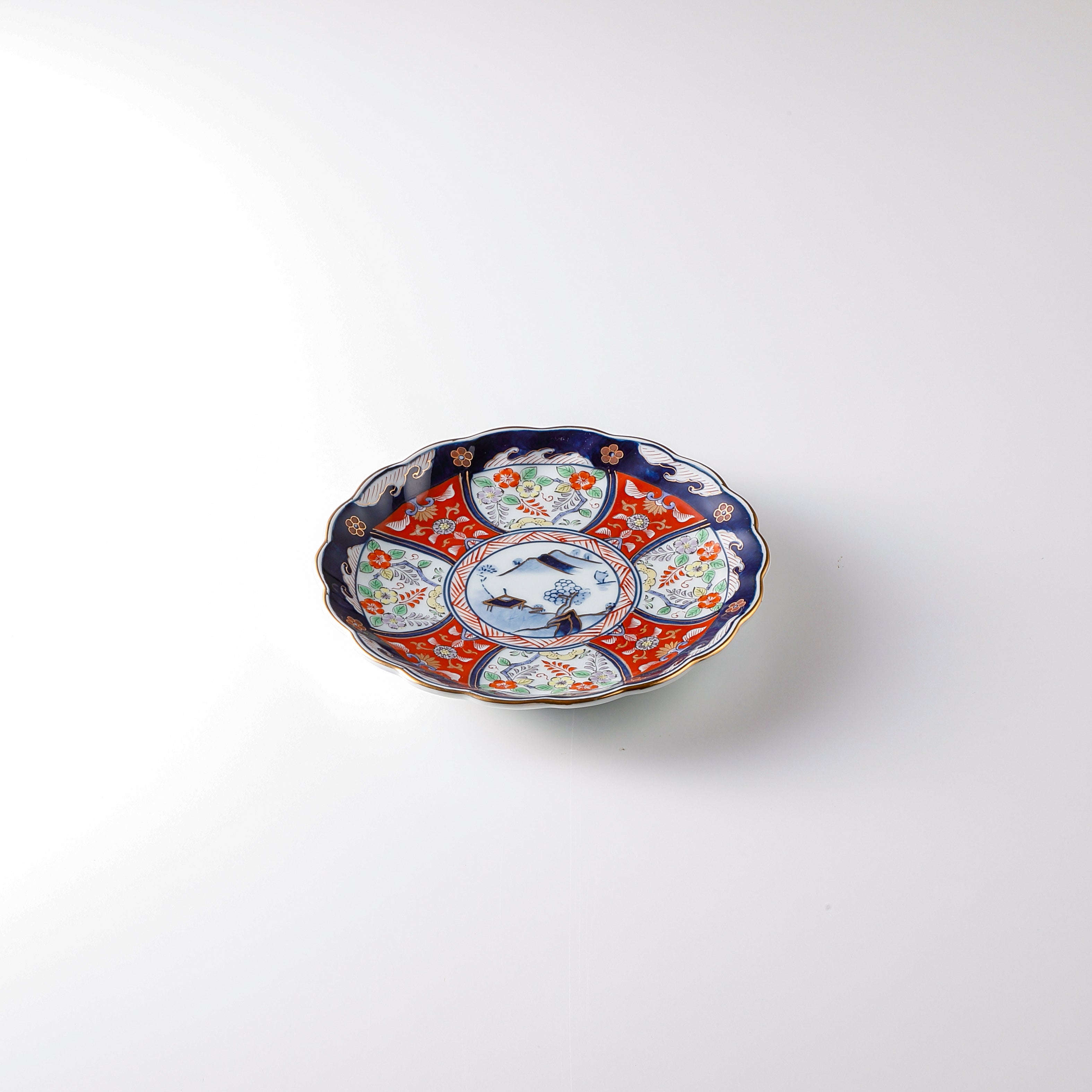 伊万里焼窯元 瀬兵窯 デルフト伊万里丸皿（大） – 米八 Yonehachi