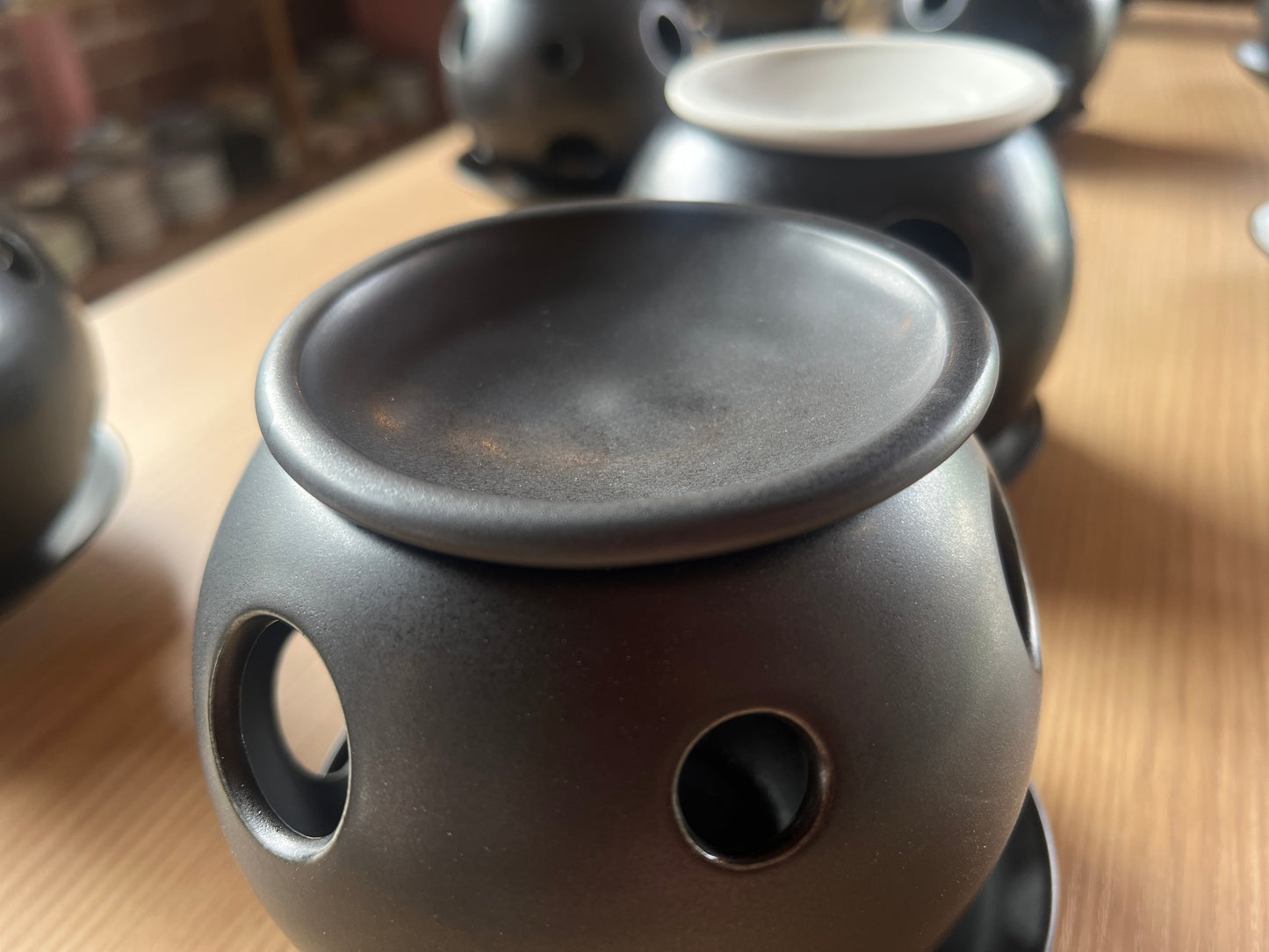 婦人公論 特製 茶香炉 カソレット(茶葉皿2枚・贈答包装・送料込) H 11.5cm