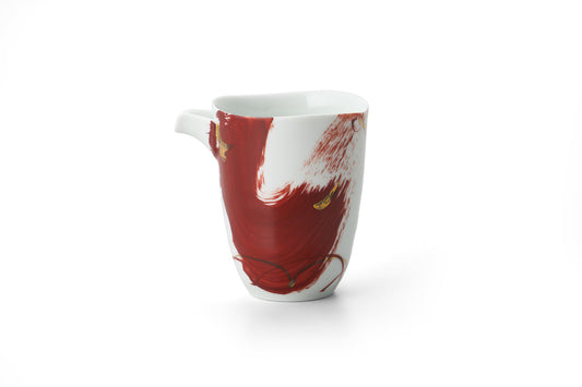 Red-brushed deformed kataguchi-tekkuri