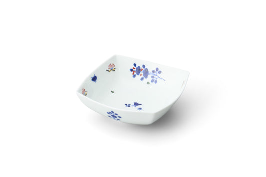 Brocade Arabesque Square Salad Bowl (Large) 14.5x14.5cm