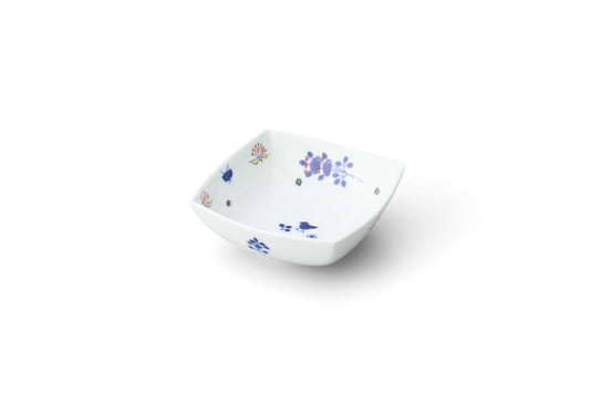Brocade Arabesque Square Salad Bowl (Small) 12x12cm