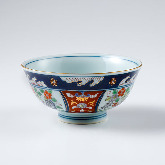 KOIMARI FUJIBANA Rice Bowl (12.1cm)