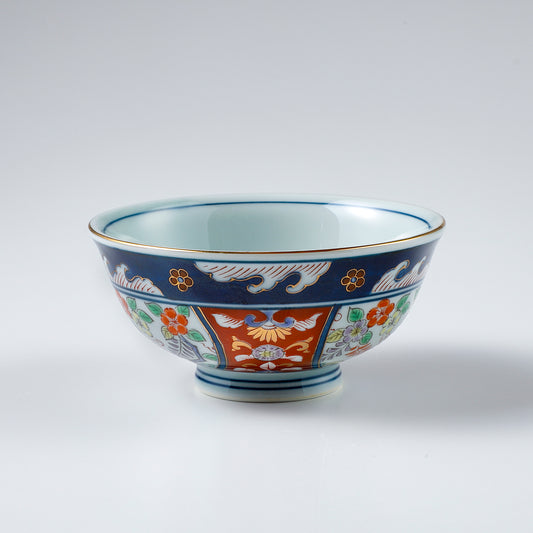 KOIMARI FUJIBANA Small Rice Bowl (11.4cm)