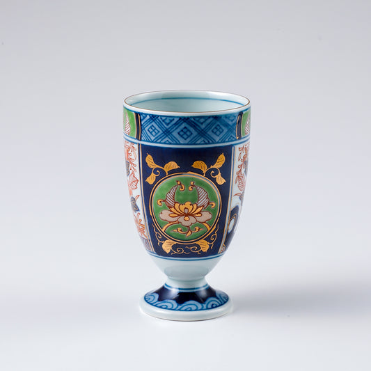 KINSAI BOTAN Wine Cup (Green)