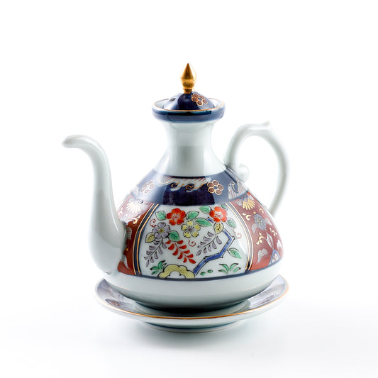 KOIMARI FUJIBANA Sause Pot with Plate