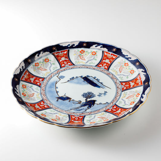 KOIMARI FUJIBANA 33.5cm Plate